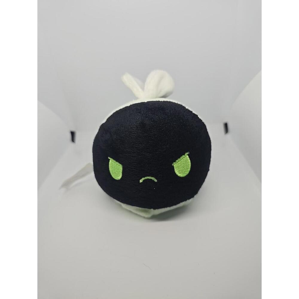 Tee Turtle Reversible Bee 3" White And Black Halloween Plushie Rare